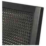 Featuring Antonia Black Armless Dining Chair by Four Hands at Amethyst Home. Mixed materials refresh a retro style. Brushed ebony cane frames top-grain leather seating with slight distressing, bringing more character to the seat.
Collection: KestonColors: Brushed Ebony Cane ,Brushed Ebony ,Sonoma BlackMaterials: Cane ,Solid Nettlewood ,Top Grain LeatherOverall Dimensions: 22.25". Amethyst Home provides interior design, new construction, custom furniture, and area rugs in the Scottsdale metro area.