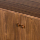 Featuring Arturo Natural Walnut Sideboard by Four Hands at Amethyst Home. Inspired by campaign-style furniture of the 1800s — packable pieces first designed for traveling military use — a simply shaped sideboard of natural walnut features a subtly inset top and rounded legs, finished with wooden hardware.
Collection: WallisColors: Natural Walnut Veneer. Amethyst Home provides interior design, new home construction design consulting, vintage area rugs, and lighting in the Des Moines metro area.