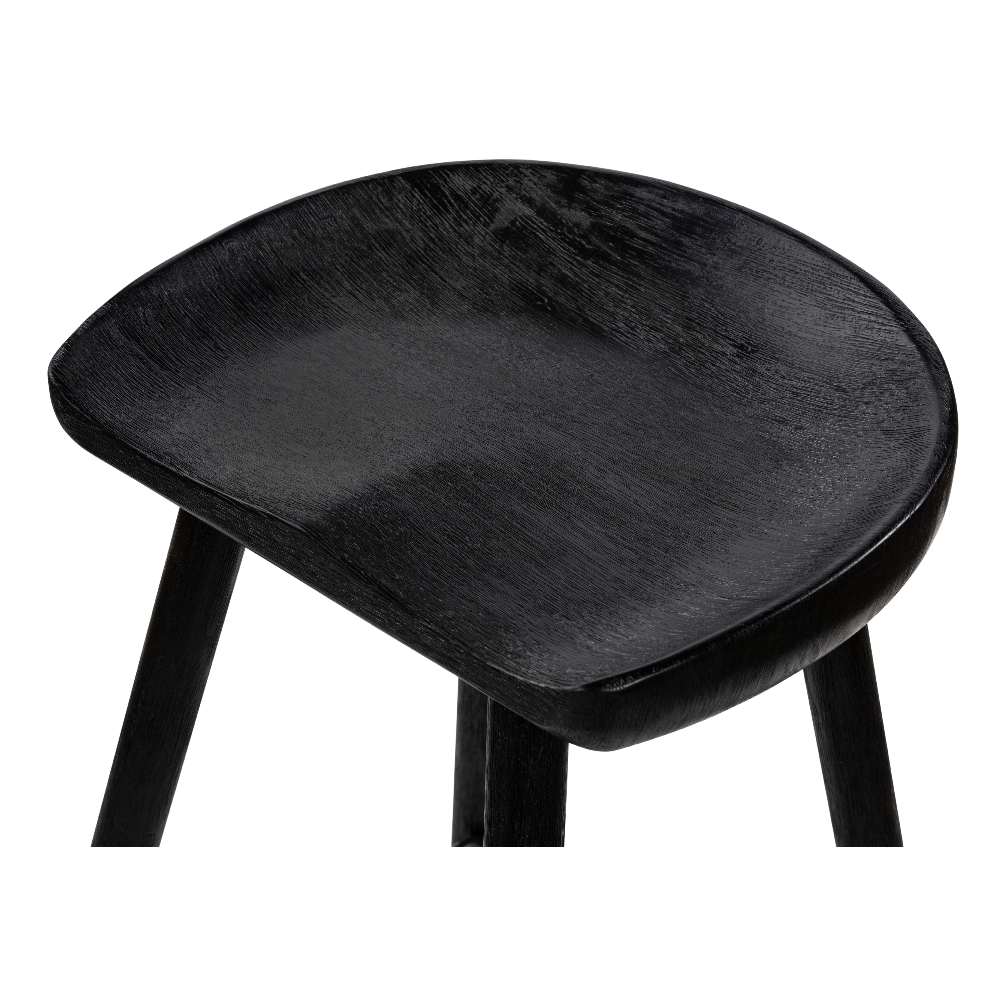 Featuring Barrett Counter Stool - Matte Black by Four Hands at Amethyst Home. The Barrett Matte Black Bar and Counter Stool is sculpted for comfort. Crafted from rich parawood, black iron stretchers lend an updated look to simply styled bar or counter seating finished in a sleek matte black.
Colors: Matte Black Parawood, Matte Black IronMaterials: Solid Parawood, IronWeight: 13.89 lb. Amethyst Home provides interior design, new construction, custom furniture, and rugs for the Calabasas metro area.