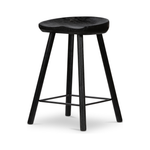 Featuring Barrett Counter Stool - Matte Black by Four Hands at Amethyst Home. The Barrett Matte Black Bar and Counter Stool is sculpted for comfort. Crafted from rich parawood, black iron stretchers lend an updated look to simply styled bar or counter seating finished in a sleek matte black.
Colors: Matte Black Parawood, Matte Black IronMaterials: Solid Parawood, IronWeight: 13.89 . Amethyst Home provides interior design, new construction, custom furniture, and rugs for the Kansas City metro area.