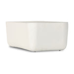 Featuring Basil Large Outdoor Rectangle Coffee Table by Four Hands at Amethyst Home. With organic curved edges and a hollow metal profile, this Basil coffee table is an Amethyst favorite.  Easy to wipe and we love how the modern look pops against your favorite seasonal flowers.
Overall Dimensions: 50"W x 25"L x 16"HColors: Matte White Cast AluminumMaterials: AluminumWeight: 119.. Amethyst Home provides interior design, new construction, custom furniture and area rugs in the Laguna Beach metro area