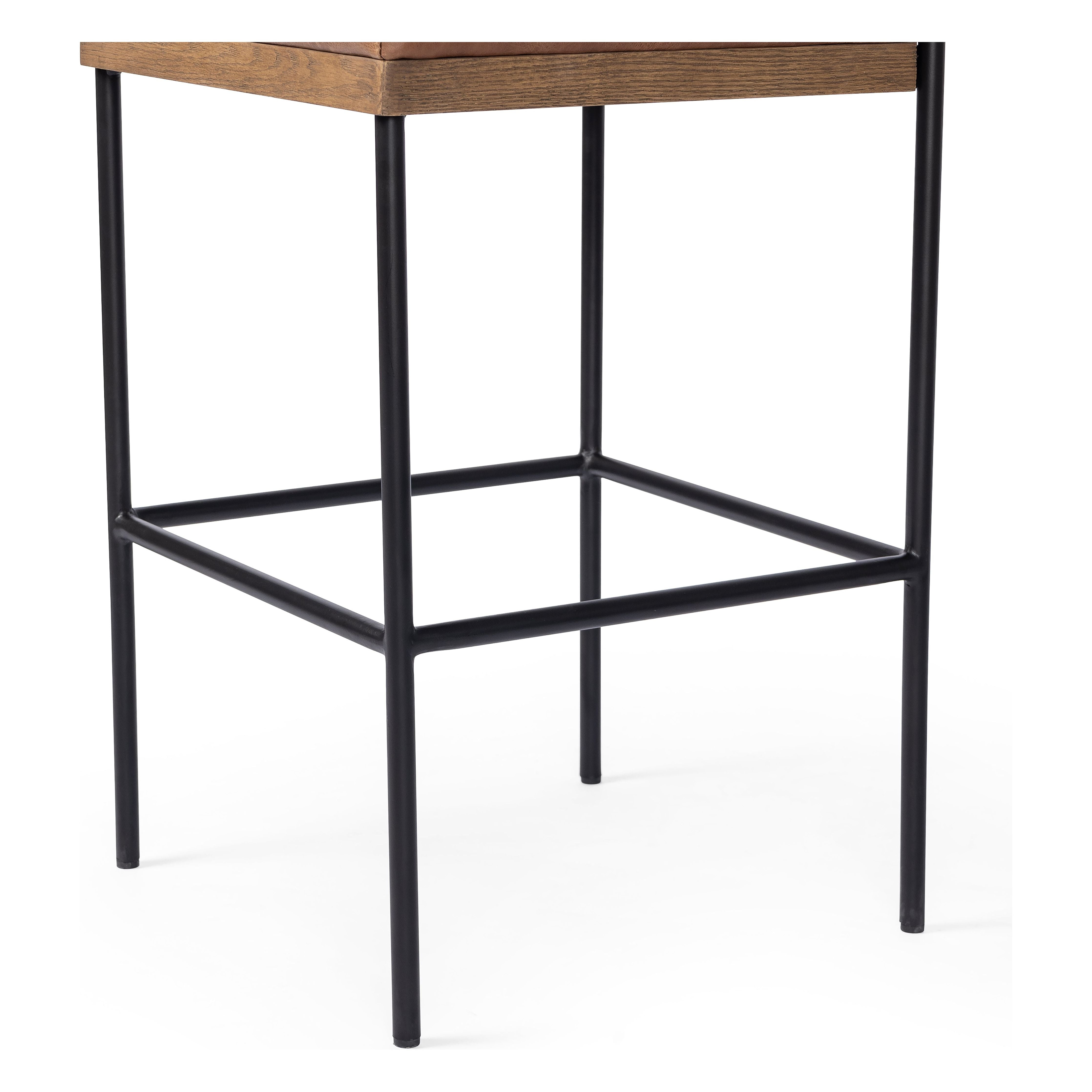 Featuring Benton Sonoma Chestnut Stool by Four Hands at Amethyst Home. Simple and streamlined with thoughtful details. Slim, black-finished round stock iron solid wood decking, plus tan top-grain leather seating for modernity. A stylish staple for any counter.
Counter Stool: 19.75"w x 23.00"d x 40.00"h
Bar Stool: 19.75"w x 23.00"d x 44.00"h
Collection: AshfordColors: Sonoma Chest. Amethyst Home provides interior design, new construction, custom furniture, and area rugs in the Calabasas metro area.