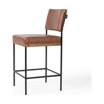 Featuring Benton Sonoma Chestnut Stool by Four Hands at Amethyst Home. Simple and streamlined with thoughtful details. Slim, black-finished round stock iron solid wood decking, plus tan top-grain leather seating for modernity. A stylish staple for any counter.
Counter Stool: 19.75"w x 23.00"d x 40.00"h
Bar Stool: 19.75"w x 23.00"d x 44.00"h
Collection: AshfordColors: Sonoma Chestnut,. Amethyst Home provides interior design, new construction, custom furniture, and area rugs in the Miami metro area.