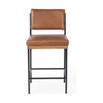 Featuring Benton Sonoma Chestnut Stool by Four Hands at Amethyst Home. Simple and streamlined with thoughtful details. Slim, black-finished round stock iron solid wood decking, plus tan top-grain leather seating for modernity. A stylish staple for any counter.
Counter Stool: 19.75"w x 23.00"d x 40.00"h
Bar Stool: 19.75"w x 23.00"d x 44.00"h
Collection: AshfordColors: Sonoma Ches. Amethyst Home provides interior design, new construction, custom furniture, and area rugs in the Scottsdale metro area.