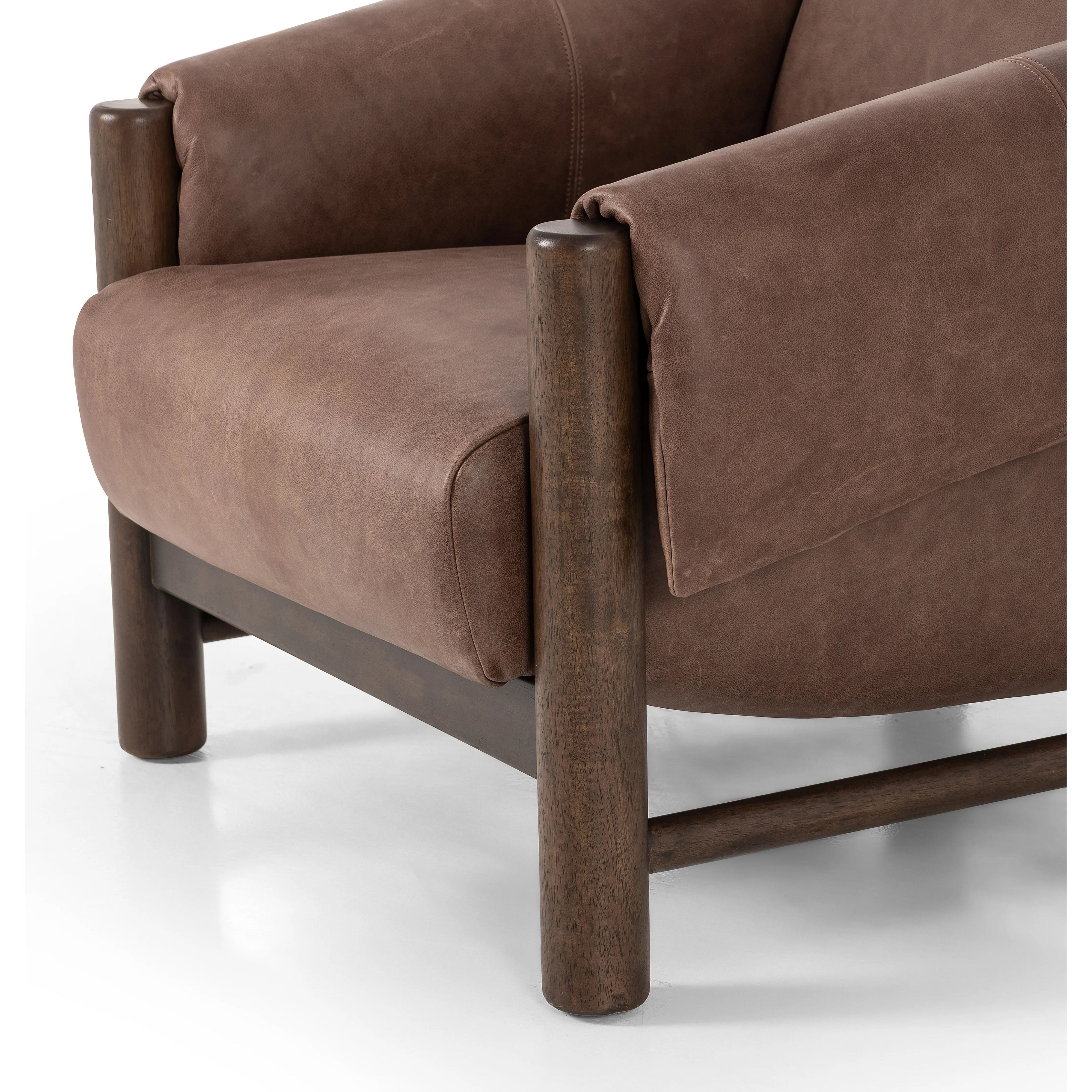 Featuring Boden Palermo Cigar Chair by Four Hands at Amethyst Home. This vintage-inspired chair features deep cushioning for a relaxed, sink-in feel. Designed with cushion-wrapped arms and upholstered in a signature leather in a rich cigar shade. Parawood frame brings a monotone moment to the entire piece.Overall Dimensions: 40.5"W x 36"L x 30"H
Collectio. Amethyst Home provides interior design, new home construction design consulting, vintage area rugs, and lighting in the Kansas City metro area.
