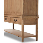 Featuring Brimley Aged Light Pine Wide Cabinet by Four Hands at Amethyst Home. Inspired by clean Scandinavian design, a light finish balances the large scale of solid pine cabinetry. Interior shelving plus dual drawers bring bonus storage options to any space.Overall Dimensions: 19"W x 60"L x 69"H
Collection: CordellaColors: Aged Light Pine ,Distressed Copp. Amethyst Home provides interior design, new home construction design consulting, vintage area rugs, and lighting in the San Diego metro area.