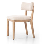 Featuring Cardell Essence Natural Dining Chair by Four Hands at Amethyst Home. Natural parawood forms a curved barrel back for a shapely take on everyday dining, with textural off-white fabric that moves between styles with ease.Collection: CaswellColors: Essence Natural ,Washed Natural ParawoodMaterials: 49Vi,22Li,18Pl,11Co ,Solid Parawood Weight: 16.53 lbs. Amethyst Home provides interior design, new construction, custom furniture, and area rugs in the Charlotte metro area.
