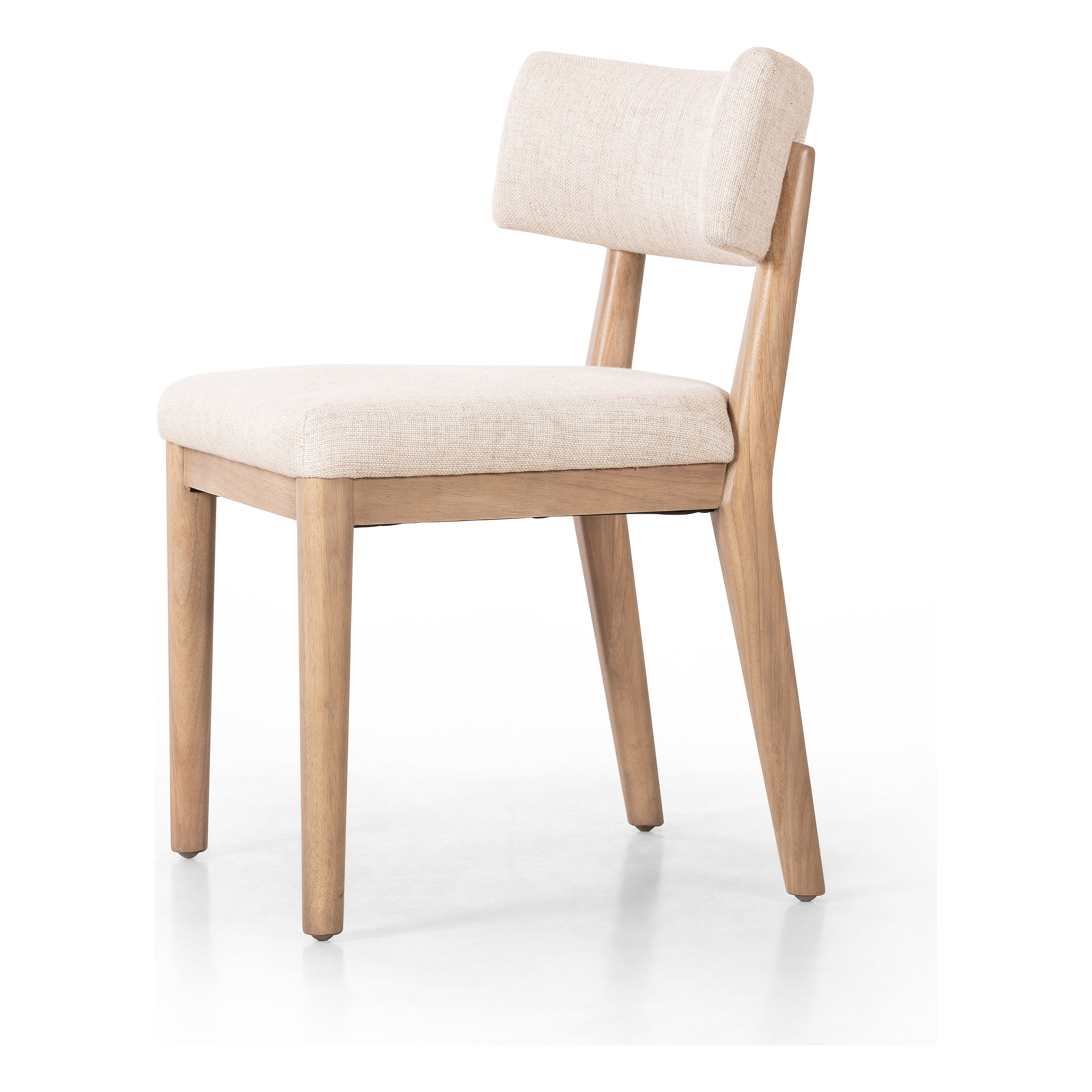 Featuring Cardell Essence Natural Dining Chair by Four Hands at Amethyst Home. Natural parawood forms a curved barrel back for a shapely take on everyday dining, with textural off-white fabric that moves between styles with ease.Collection: CaswellColors: Essence Natural ,Washed Natural ParawoodMaterials: 49Vi,22Li,18Pl,11Co ,Solid Parawood Weight: 16.53 lbs. Amethyst Home provides interior design, new construction, custom furniture, and area rugs in the Charlotte metro area.