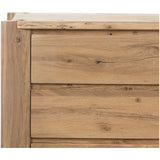 Featuring Cassio Natural Reclaimed French Oak Dresser by Four Hands at Amethyst Home. Designed by Thomas Bina and Ronald Sasson, a design partnership blending both modern minimalist and Brazilian influences. This grand-scale dresser is crafted from natural reclaimed French oak with plenty of graining, cracking and movement across the drawer fronts. Detailed wi. Amethyst Home provides interior design, new home construction design consulting, vintage area rugs, and lighting in the Dallas metro area.