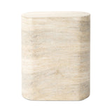 Featuring Clementine Textured Sandy Grey End Table by Four Hands at Amethyst Home. Cutout detailing brings a clean, modern vibe to a versatile end table of cast concrete. A water transfer finish creates a textured look and sandy hue resembling natural travertine.Collection: ChandlerColors: Textured Sandy GreyMaterials: Concrete Weight: 44.09 lbs. Amethyst Home provides interior design, new home construction design consulting, vintage area rugs, and lighting in the Portland metro area.