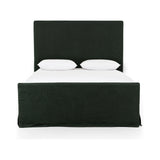 Featuring Daphne Brussels Pine Slipcover Bed by Four Hands at Amethyst Home. Grand high back and matte linen beauty -- the Daphne bed is a dream!
Slipcovered bed upholstered in sustainably made Belgian Linen. Naturally durable and soft to the touch, Libeco-sourced linens are artisan-made and free of toxic chemicals. Slipcovered styles are fully removable and machine-washable for ea. Amethyst Home provides interior design, new construction, custom furniture and area rugs in the Calabasas metro area