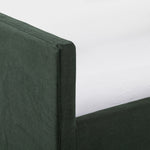 Featuring Daphne Brussels Pine Slipcover Bed by Four Hands at Amethyst Home. Grand high back and matte linen beauty -- the Daphne bed is a dream!
Slipcovered bed upholstered in sustainably made Belgian Linen. Naturally durable and soft to the touch, Libeco-sourced linens are artisan-made and free of toxic chemicals. Slipcovered styles are fully removable and machine-washable f. Amethyst Home provides interior design, new construction, custom furniture and area rugs in the Salt Lake City metro area