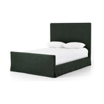 Featuring Daphne Brussels Pine Slipcover Bed by Four Hands at Amethyst Home. Grand high back and matte linen beauty -- the Daphne bed is a dream!
Slipcovered bed upholstered in sustainably made Belgian Linen. Naturally durable and soft to the touch, Libeco-sourced linens are artisan-made and free of toxic chemicals. Slipcovered styles are fully removable and machine-washable for e. Amethyst Home provides interior design, new construction, custom furniture and area rugs in the Washington metro area