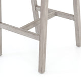 Featuring Delano Grey Outdoor Bar Stool by Four Hands at Amethyst Home. A textural take on outdoor bar styling, weathered grey teak welcomes thick, handwoven rope seating in an inviting grey. Safe for outdoor spaces. Cover or store indoors during inclement weather and when not in use.Overall Dimensions: 19.75"W x 24"L x 40.50"H
Collection: SolanoColors: Thick Dark Grey Rope . Amethyst Home provides interior design, new construction, custom furniture, and area rugs in the Salt Lake City metro area.