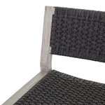Featuring Delano Grey Outdoor Bar Stool by Four Hands at Amethyst Home. A textural take on outdoor bar styling, weathered grey teak welcomes thick, handwoven rope seating in an inviting grey. Safe for outdoor spaces. Cover or store indoors during inclement weather and when not in use.Overall Dimensions: 19.75"W x 24"L x 40.50"H
Collection: SolanoColors: Thick Dark Grey Rope ,Weathe. Amethyst Home provides interior design, new construction, custom furniture, and area rugs in the Seattle metro area.