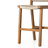 Featuring Delano Natural Teak-Bar Outdoor Stool by Four Hands at Amethyst Home. A textural take on outdoor bar styling, natural teak welcomes thick, handwoven rope seating in an inviting ivory. Safe for outdoor spaces. Cover or store indoors during inclement weather and when not in use.Overall Dimensions: 19.75"W x 24"L x 40.50"H
Collection: SolanoColors: Natural Teak-Fsc ,Ivory Ro. Amethyst Home provides interior design, new construction, custom furniture, and area rugs in the Seattle metro area.