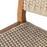 Featuring Delano Natural Teak-Bar Outdoor Stool by Four Hands at Amethyst Home. A textural take on outdoor bar styling, natural teak welcomes thick, handwoven rope seating in an inviting ivory. Safe for outdoor spaces. Cover or store indoors during inclement weather and when not in use.Overall Dimensions: 19.75"W x 24"L x 40.50"H
Collection: SolanoColors: Natural Teak-Fsc ,Ivory Rope. Amethyst Home provides interior design, new construction, custom furniture, and area rugs in the Tampa metro area.