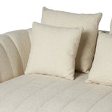 Featuring Doss Terra Brown Oak Media Lounger by Four Hands at Amethyst Home. The ultimate in polished media style seating has arrived. Framed in oak, this lounger is constructed with two separate pieces — the seat and the back — and accompanied by four toss cushions. The lounger features evenly spaced spring suspension and a heavy boucle upholstery sti. Amethyst Home provides interior design, new home construction design consulting, vintage area rugs, and lighting in the Alpharetta metro area.