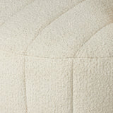 Featuring Doss Terra Brown Oak Media Lounger by Four Hands at Amethyst Home. The ultimate in polished media style seating has arrived. Framed in oak, this lounger is constructed with two separate pieces — the seat and the back — and accompanied by four toss cushions. The lounger features evenly spaced spring suspension and a heavy boucle upholstery s. Amethyst Home provides interior design, new home construction design consulting, vintage area rugs, and lighting in the Laguna Beach metro area.