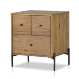 Featuring Eaton Amber Oak Resin Nightstand by Four Hands at Amethyst Home. The Eaton Amber Oak Resin Nightstand boasts a classic, timeless style with its intricate details and warm oak finish. Crafted from durable resin, it's the perfect accent piece for your home.
Collection: HaidenColors: Dark Gunmetal ,Amber Oak ResinMaterials: Iron ,Thick Oak VeneerOverall Dimensions: 23.50. Amethyst Home provides interior design, new construction, custom furniture, and area rugs in the Kansas City metro area.