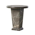 Featuring Eslo Grey Italian Marble End Table by Four Hands at Amethyst Home. Inspired by Roman columns, a versatile end table of grey Italian marble works a sophisticated touch into any room.Collection: ElementColors: Grey Italian MarbleMaterials: Solid Marble ,Engineered Hardwood Weight: 85.62 lbs. Amethyst Home provides interior design, new home construction design consulting, vintage area rugs, and lighting in the Houston metro area.