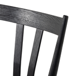 Featuring Gregory Dining Chair - Black Oak by Four Hands at Amethyst Home. Finished in a beautifully classic washed oak, the Gregory Black Oak Dining Chair features a yoke-like back and widened supports, placing a fresh twist on the traditional Windsor.
Size: 19.75"W x 21.75"L x 35"HSeat Depth: 17.75"Seat Height: 19"Seat Construction: Wooden Platform
Colors: Black Oak. Amethyst Home provides interior design, new construction, custom furniture, and rugs for the Charlotte, North Carolina metro area.