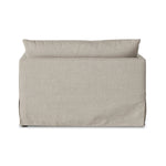 Featuring Habitat Bennett Moon Chaise Lounge by Four Hands at Amethyst Home. Designed for lounging. High-performance fabric covers shelter arms and pillow-inspired cushion. Performance fabrics are specially created to withstand spills, stains, high traffic and wear, ensuring long-term comfort and unmatched durability.Overall Dimensions: 67.5"W x 48"L x 32.5. Amethyst Home provides interior design, new home construction design consulting, vintage area rugs, and lighting in the Charlotte metro area.