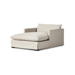 Featuring Habitat Bennett Moon Chaise Lounge by Four Hands at Amethyst Home. Designed for lounging. High-performance fabric covers shelter arms and pillow-inspired cushion. Performance fabrics are specially created to withstand spills, stains, high traffic and wear, ensuring long-term comfort and unmatched durability.Overall Dimensions: 67.5"W x 48"L x 32.5"H
. Amethyst Home provides interior design, new home construction design consulting, vintage area rugs, and lighting in the Dallas metro area.