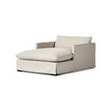 Featuring Habitat Bennett Moon Chaise Lounge by Four Hands at Amethyst Home. Designed for lounging. High-performance fabric covers shelter arms and pillow-inspired cushion. Performance fabrics are specially created to withstand spills, stains, high traffic and wear, ensuring long-term comfort and unmatched durability.Overall Dimensions: 67.5"W x 48"L x 32.5"H
. Amethyst Home provides interior design, new home construction design consulting, vintage area rugs, and lighting in the Dallas metro area.