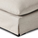 Featuring Habitat Bennett Moon Chaise Lounge by Four Hands at Amethyst Home. Designed for lounging. High-performance fabric covers shelter arms and pillow-inspired cushion. Performance fabrics are specially created to withstand spills, stains, high traffic and wear, ensuring long-term comfort and unmatched durability.Overall Dimensions: 67.5"W x 48"L x 32.. Amethyst Home provides interior design, new home construction design consulting, vintage area rugs, and lighting in the Scottsdale metro area.