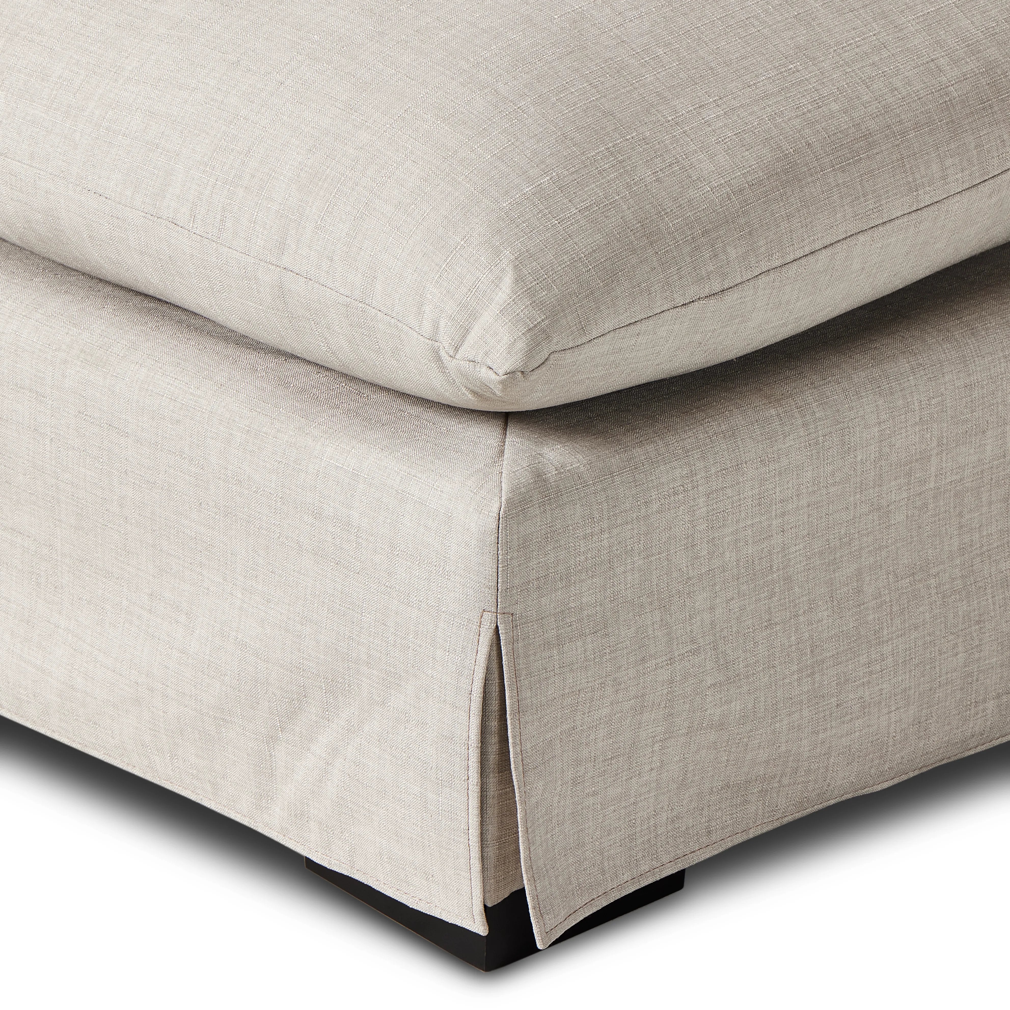 Featuring Habitat Bennett Moon Chaise Lounge by Four Hands at Amethyst Home. Designed for lounging. High-performance fabric covers shelter arms and pillow-inspired cushion. Performance fabrics are specially created to withstand spills, stains, high traffic and wear, ensuring long-term comfort and unmatched durability.Overall Dimensions: 67.5"W x 48"L x 32.. Amethyst Home provides interior design, new home construction design consulting, vintage area rugs, and lighting in the Scottsdale metro area.