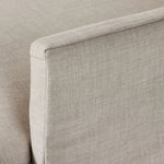 Featuring Habitat Bennett Moon Chaise Lounge by Four Hands at Amethyst Home. Designed for lounging. High-performance fabric covers shelter arms and pillow-inspired cushion. Performance fabrics are specially created to withstand spills, stains, high traffic and wear, ensuring long-term comfort and unmatched durability.Overall Dimensions: 67.5"W x 48"L x 32.. Amethyst Home provides interior design, new home construction design consulting, vintage area rugs, and lighting in the Washington metro area.