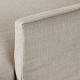 Featuring Habitat Bennett Moon Chaise Lounge by Four Hands at Amethyst Home. Designed for lounging. High-performance fabric covers shelter arms and pillow-inspired cushion. Performance fabrics are specially created to withstand spills, stains, high traffic and wear, ensuring long-term comfort and unmatched durability.Overall Dimensions: 67.5"W x 48"L x 32.. Amethyst Home provides interior design, new home construction design consulting, vintage area rugs, and lighting in the Washington metro area.