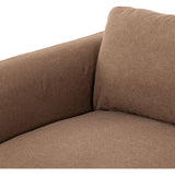 Featuring Ingel Antwerp Cafe Sofa by Four Hands at Amethyst Home. Inflated, pillow-inspired cushioning all around brings cozy comfort to the room. High-performance linen offers the best of both worlds on this plush and welcoming sofa. Inflated arms, feather-fiber blend cushioning and a soft, durable linen fabric make this spacious sofa a smart solution f. Amethyst Home provides interior design, new home construction design consulting, vintage area rugs, and lighting in the Laguna Beach metro area.