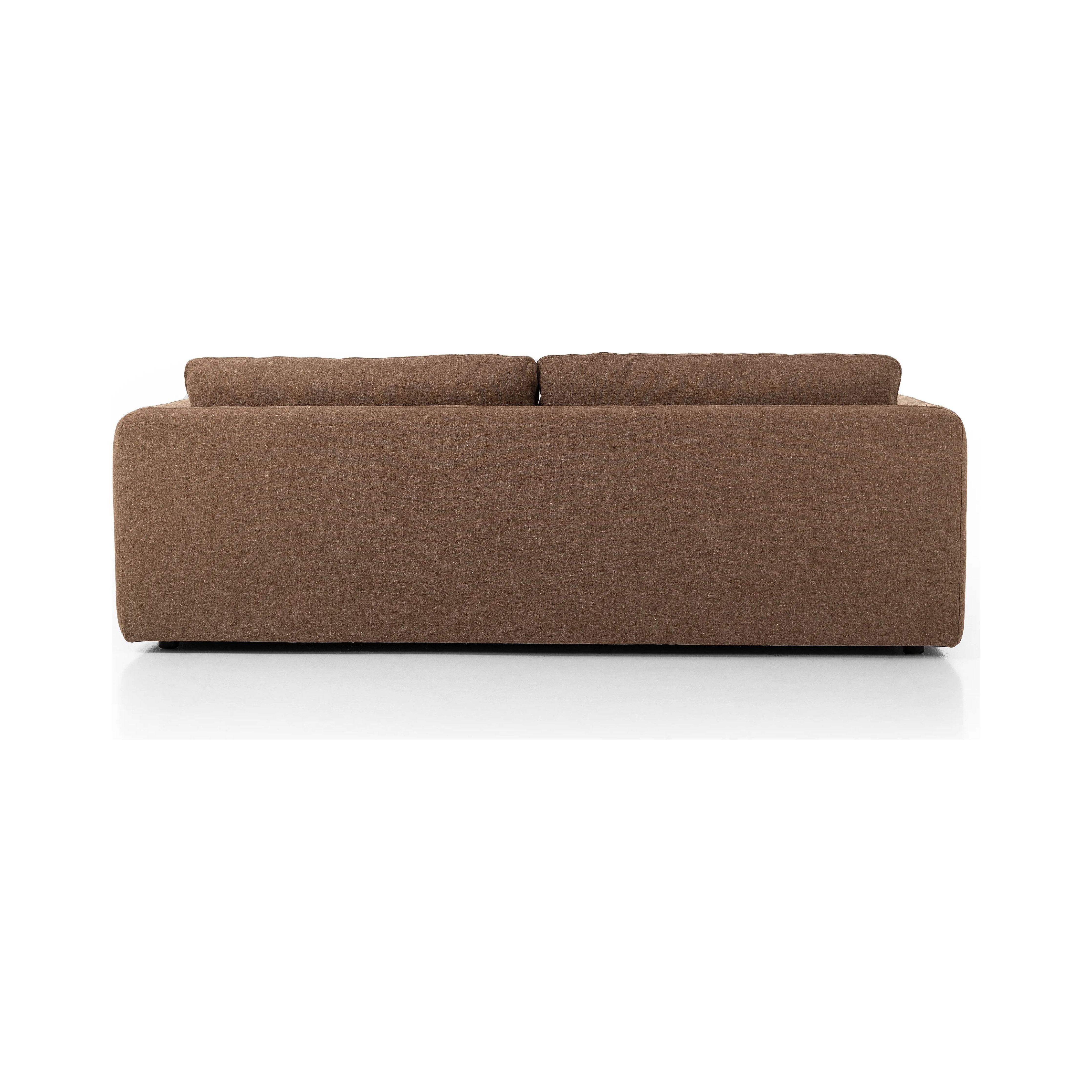 Featuring Ingel Antwerp Cafe Sofa by Four Hands at Amethyst Home. Inflated, pillow-inspired cushioning all around brings cozy comfort to the room. High-performance linen offers the best of both worlds on this plush and welcoming sofa. Inflated arms, feather-fiber blend cushioning and a soft, durable linen fabric make this spacious sofa a smart solution for the . Amethyst Home provides interior design, new home construction design consulting, vintage area rugs, and lighting in the Miami metro area.