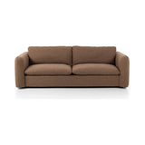 Featuring Ingel Antwerp Cafe Sofa by Four Hands at Amethyst Home. Inflated, pillow-inspired cushioning all around brings cozy comfort to the room. High-performance linen offers the best of both worlds on this plush and welcoming sofa. Inflated arms, feather-fiber blend cushioning and a soft, durable linen fabric make this spacious sofa a smart solution . Amethyst Home provides interior design, new home construction design consulting, vintage area rugs, and lighting in the Newport Beach metro area.