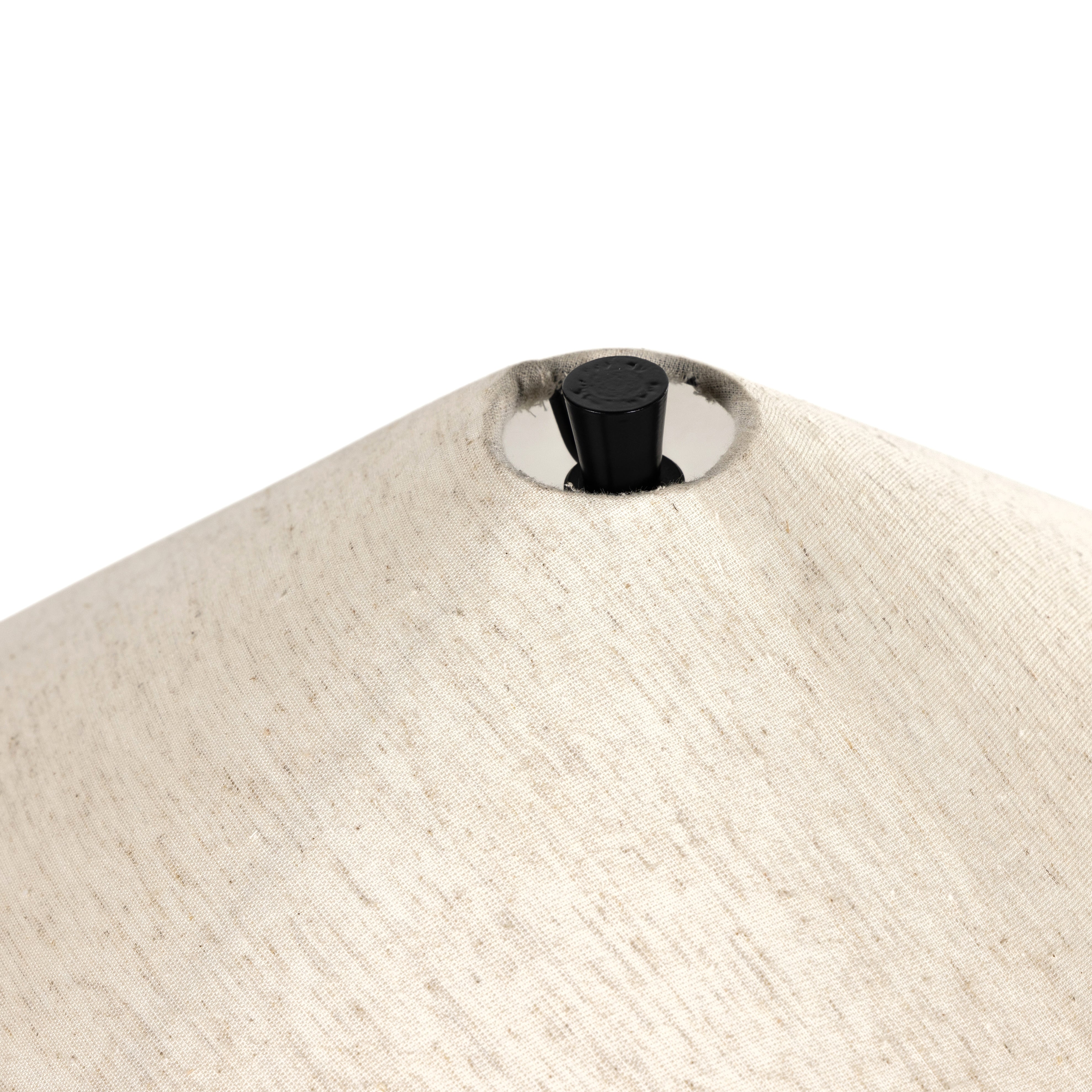 Featuring Innes Matte Black Tapered Shade Floor Lamp by Four Hands at Amethyst Home. A striking sculptural piece featuring a beautifully shaped base of textured black aluminum. Paired with a tapered 100% cotton shade for contrast.Overall Dimensions: 30"W x 30"L x 65.75"HColors: Matte Black Cast Aluminum, Black Cord, Light BeigeMaterials: Aluminum, Vacuum Th. Amethyst Home provides interior design, new home construction design consulting, vintage area rugs, and lighting in the Nashville metro area.