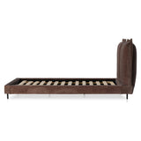 Featuring Inwood Surrey Cocoa-King Bed by Four Hands at Amethyst Home. Bring a billowy look to the bedroom. Oversized pillow-like cushioning creates the headboard for this low-profile bed, for a sophisticated-while-cozy look.Overall Dimensions: 95.25"W x 91"L x 43.5"H
Collection: EastonColors: Surrey Cocoa ,GunmetalMaterials: 76.8% Co, 23.2% Pl ,Iron Weight: 20. Amethyst Home provides interior design, new home construction design consulting, vintage area rugs, and lighting in the Tampa metro area.