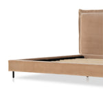 Featuring Inwood Surrey Taupe Bed by Four Hands at Amethyst Home. Inwood Surrey Taupe Bed brings a billowy look to the bedroom. Oversized pillow-like cushioning creates the headboard for this low-profile bed, for a sophisticated-while-cozy look. This bed is not compatible with an adjustable mattress.
Queen:Size: 74.75"W x 95.25"L x 43.5"HWeight: 168.65 lbsVolume: 28.36 cu ft
King:Size: 89.. Amethyst Home provides interior design services, furniture, rugs, and lighting in the Des Moines metro area.