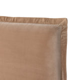 Featuring Inwood Surrey Taupe Bed by Four Hands at Amethyst Home. Inwood Surrey Taupe Bed brings a billowy look to the bedroom. Oversized pillow-like cushioning creates the headboard for this low-profile bed, for a sophisticated-while-cozy look. This bed is not compatible with an adjustable mattress.
Queen:Size: 74.75"W x 95.25"L x 43.5"HWeight: 168.65 lbsVolume: 28.36 cu ft
King:Size: 89.5"W. Amethyst Home provides interior design services, furniture, rugs, and lighting in the Seattle metro area.