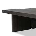 Featuring Isaac Smoked Black Coffee Table by Four Hands at Amethyst Home. A substantially sized coffee table of smoked black oak features joint and connection construction for a design-forward look. Visible knots and graining add character.Collection: HaidenColors: Smoked Black VeneerMaterials: Thick Oak Veneer ,Solid Oak Weight: 114.64 lbs. Amethyst Home provides interior design, new home construction design consulting, vintage area rugs, and lighting in the Winter Garden metro area.