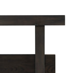 Featuring Isaac Smoked Black End Table by Four Hands at Amethyst Home. A versatile end table of smoked black oak features joint and connection construction for a design-forward look. Visible knots and graining add character.Collection: HaidenColors: Smoked Black VeneerMaterials: Thick Oak Veneer ,Solid Oak Weight: 45.19 lbs. Amethyst Home provides interior design, new home construction design consulting, vintage area rugs, and lighting in the Scottsdale metro area.