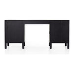 Featuring Isador Black Wash Poplar Executive Desk by Four Hands at Amethyst Home. Beautifully simple in spirit. Black-washed solid poplar forms a clean, Seventies-inspired executive desk with dovetail joinery plus iron and leather hardware, for a material-driven update to Shaker-like styling. Fully finished back grants the option to float desk anywhere in room.
Collection: FultonCol. Amethyst Home provides interior design, new construction, custom furniture, and area rugs in the Dallas metro area.