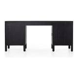 Featuring Isador Black Wash Poplar Executive Desk by Four Hands at Amethyst Home. Beautifully simple in spirit. Black-washed solid poplar forms a clean, Seventies-inspired executive desk with dovetail joinery plus iron and leather hardware, for a material-driven update to Shaker-like styling. Fully finished back grants the option to float desk anywhere in room.
Collection: FultonCol. Amethyst Home provides interior design, new construction, custom furniture, and area rugs in the Dallas metro area.