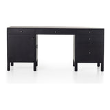 Featuring Isador Black Wash Poplar Executive Desk by Four Hands at Amethyst Home. Beautifully simple in spirit. Black-washed solid poplar forms a clean, Seventies-inspired executive desk with dovetail joinery plus iron and leather hardware, for a material-driven update to Shaker-like styling. Fully finished back grants the option to float desk anywhere in room.
Collection: F. Amethyst Home provides interior design, new construction, custom furniture, and area rugs in the Salt Lake City metro area.