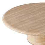 Featuring Janice Sand Striae Coffee Table by Four Hands at Amethyst Home. A beautiful dome-shaped pedestal base supports a rounded tabletop with bullnose edges. Made from cast concrete with a water-transfer finish which resemble natural stone.Collection: ChandlerColors: Sand StriaeMaterials: Concrete Weight: 160.94 lbs. Amethyst Home provides interior design, new home construction design consulting, vintage area rugs, and lighting in the Charlotte metro area.