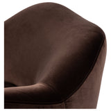 Featuring Julius Surrey Cocoa Swivel Chair by Four Hands at Amethyst Home. Velvety chocolate-brown upholstery pairs with an S-spring seat and enveloped frame for an inviting look and feel on this 360-degree swivel chair.
Collection: WestgateColors: Sienna Brown, Surrey CocoaMaterials: Solid Parawood, 76.8% Co, 23.2% PlOverall Dimensions: 35"W x 36"L x 29.50"HWeight: 63.93 lbsSeat. Amethyst Home provides interior design, new construction, custom furniture, and area rugs in the San Diego metro area.