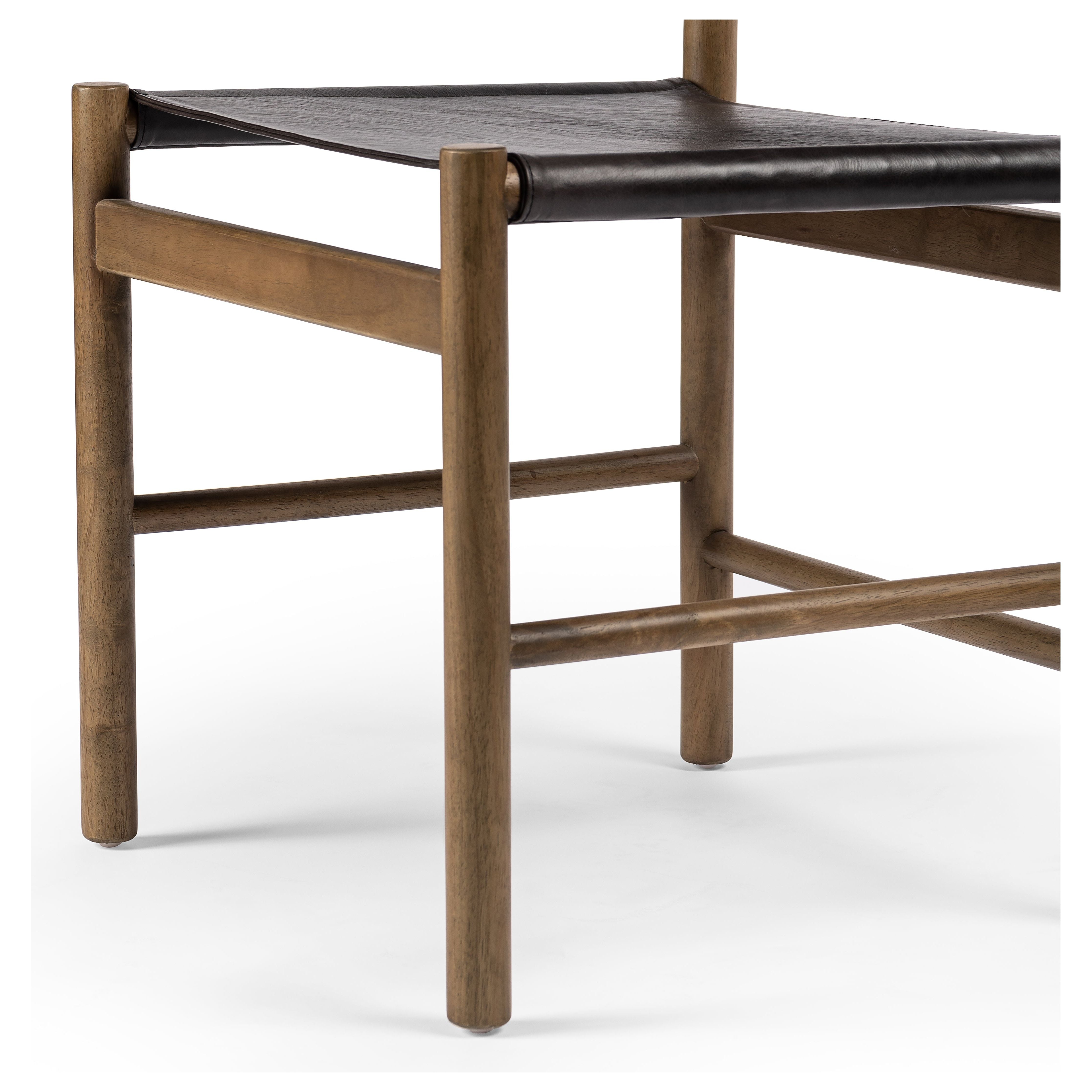 Featuring Kena Vintage Natural Dining Chair by Four Hands at Amethyst Home. Solid parawood forms a simple, vintage-inspired frame for sling-style seating of chocolate top-grain leather.
Collection: WestgateColors: Sonoma Black, Vintage NaturalMaterials: Top Grain Leather, Solid ParawoodOverall Dimensions: 23.50"W x 21"L x 34.50"HWeight: 12.35 lbVolume: 8.69 cu ftSeat Depth: 17.75"Se. Amethyst Home provides interior design, new construction, custom furniture, and area rugs in the Boston metro area.