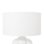 Featuring Yasmine Table Lamp by Four Hands at Amethyst Home. Gorgeous, glossy white concrete in a curvy base.  This lamp is an Amethyst fave.
Overall Dimensions: 20"W x 20"L x 27"H
Materials: Concrete, 100% Flax/Linen, Steel PlatingWeight: 23.37 lbBulb(s) Included: YesBulb Type: LedMax Wattage: 40. Amethyst Home provides interior design, new home construction design consulting, vintage area rugs, and lighting in the Salt Lake City metro area.