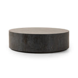 Featuring Kramer Bluestone Coffee Table by Four Hands at Amethyst Home. A cylinder-shaped coffee tables brings a shapely look to the living room. Made from natural polished bluestone for an organic look and feel.Collection: HughesColors: BluestoneMaterials: Bluestone ,Poplar Plywood Weight: 266.76 lbs. Amethyst Home provides interior design, new home construction design consulting, vintage area rugs, and lighting in the Miami metro area.